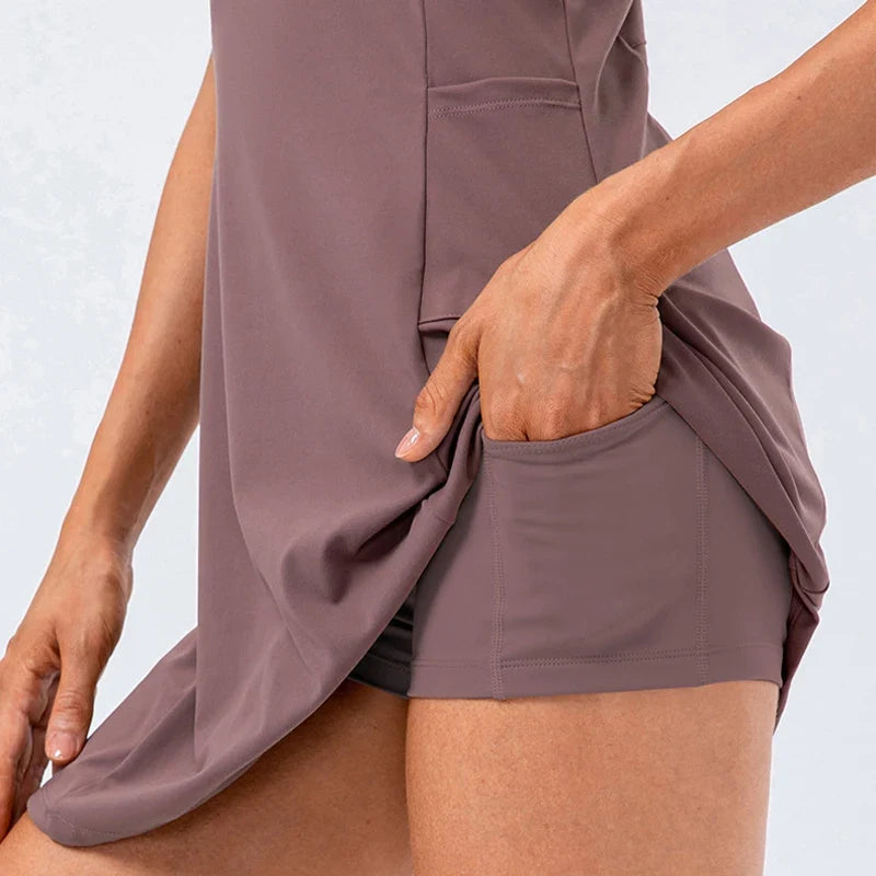 Aloura Athleisure Tennis Dress — Hopeforwho (view 3)