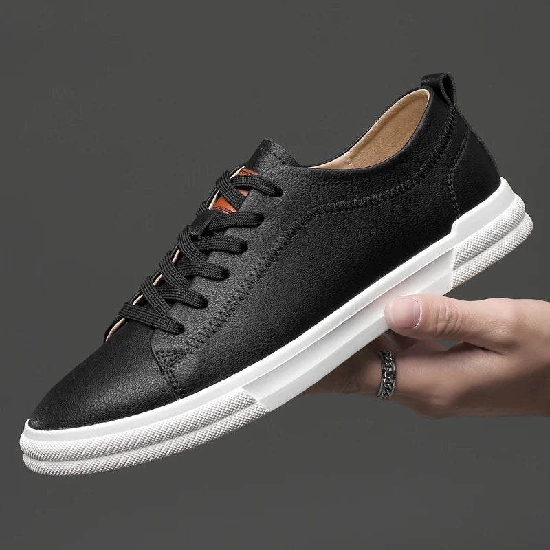 Cassian Leather Sneakers — Hopeforwho (view 5)