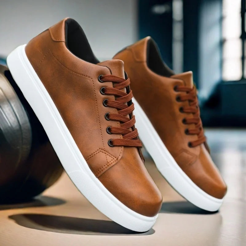 Marcello Leather Sneakers — Hopeforwho (view 4)