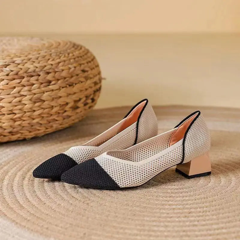 Ardena Knit Heels — Hopeforwho (view 5)