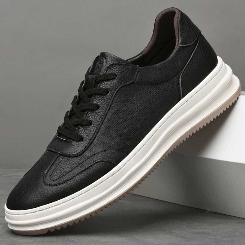 Atticus Leather Sneakers — Hopeforwho (view 10)