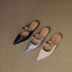 Vieste Genuine Leather Mules — Hopeforwho (view 10)