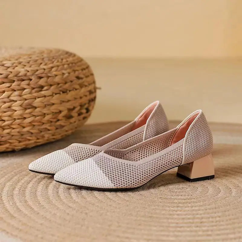Ardena Knit Heels — Hopeforwho (view 3)