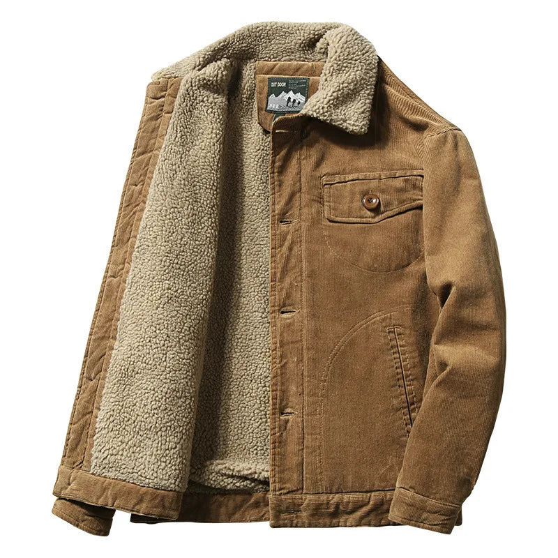 Sherpa-Lined Jacket – Men's Coat | Camden — Hopeforwho