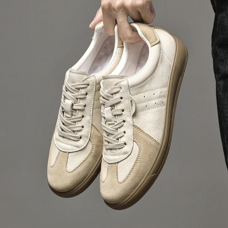 Emilio Leather Sneakers — Hopeforwho (view 3)