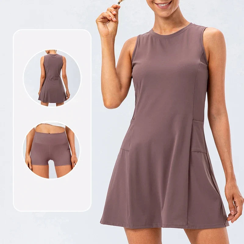 Aloura Athleisure Tennis Dress — Hopeforwho