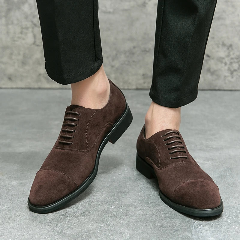 Verano Men's Leather Oxford Shoes for Casual & Formal Wear — Hopeforwho (view 3)