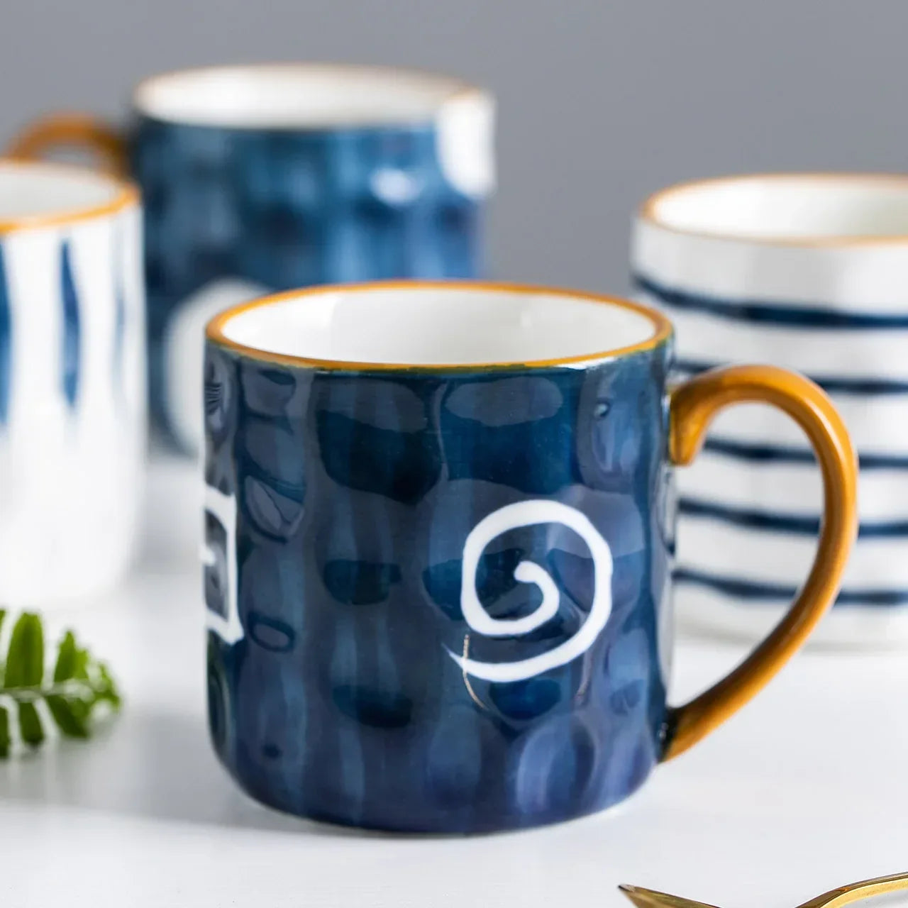 Azure Ceramic Mugs - Rituals Collection — Hopeforwho (view 4)