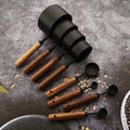 Wood and Steel Measuring Spoon Set — Hopeforwho