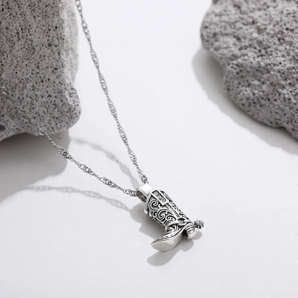 Cowgirl Boot Necklace — Hopeforwho (view 4)