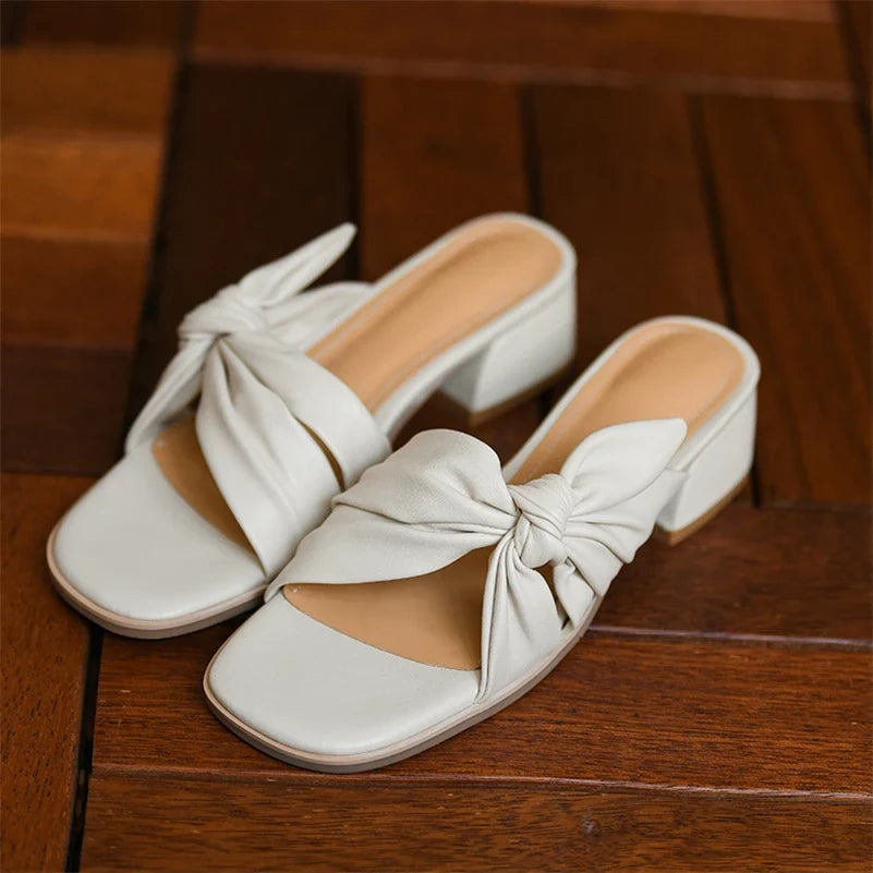 Isabella Leather Sandals — Hopeforwho (view 3)