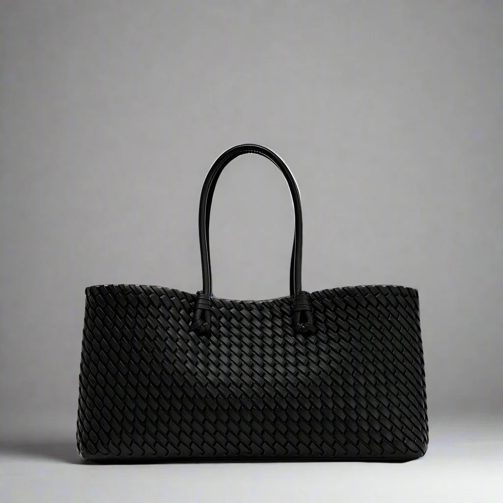 Daria Woven Leather Handbag — Hopeforwho (view 7)