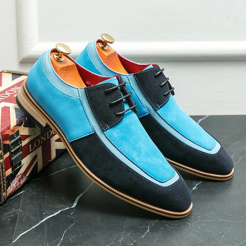 Luciano Suede Dress Shoes — Hopeforwho (view 3)