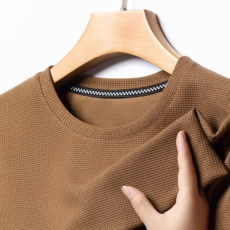 Harbor Waffle Knit T-Shirt — Hopeforwho (view 8)