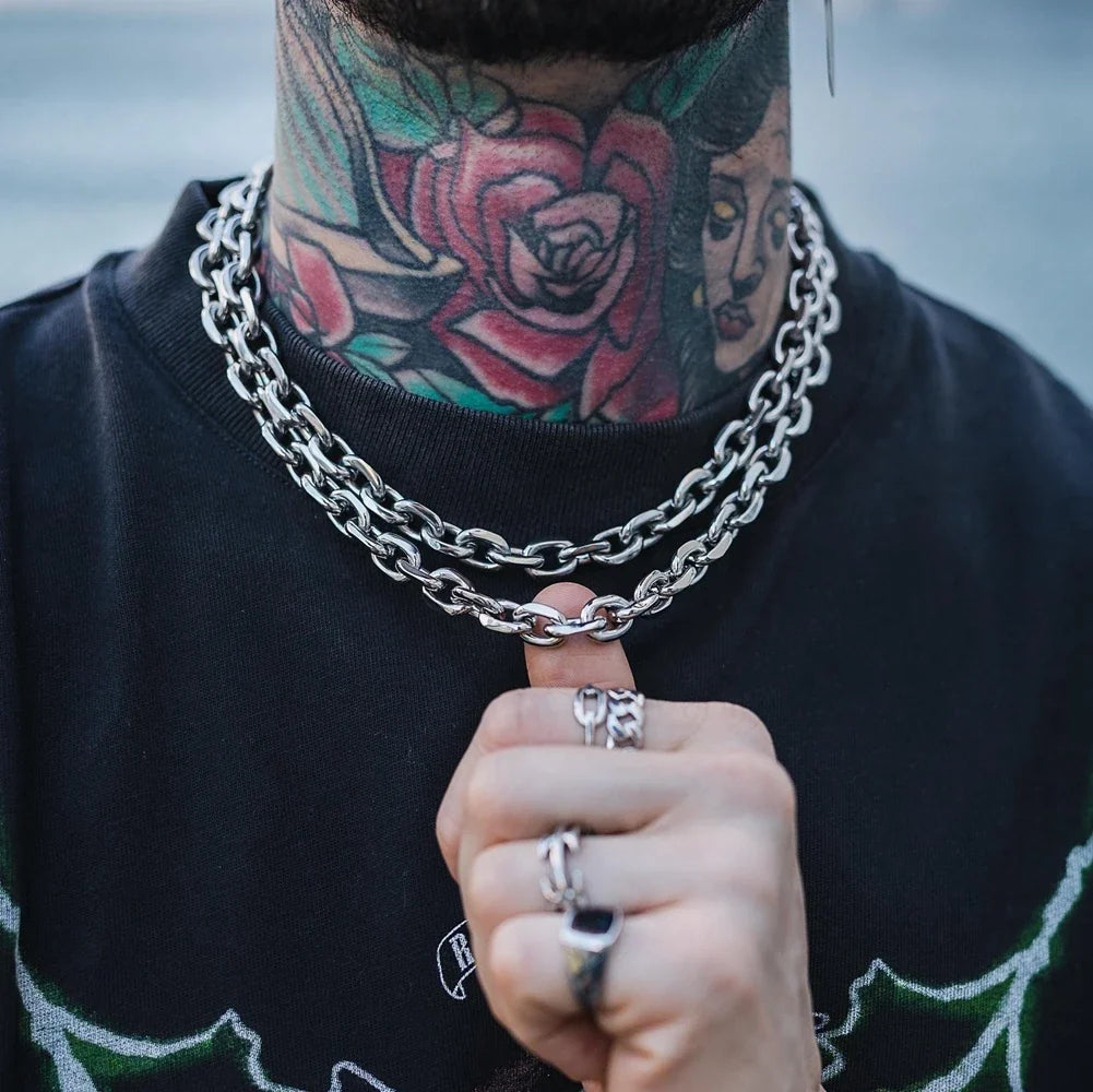 Cronus Chainlink Necklace — Hopeforwho (view 2)