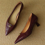 Mary Ann Leather Heels — Hopeforwho (view 5)