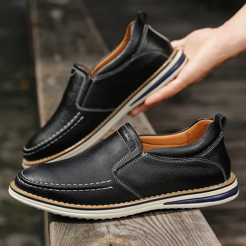 Savino Leather Loafers — Hopeforwho (view 8)