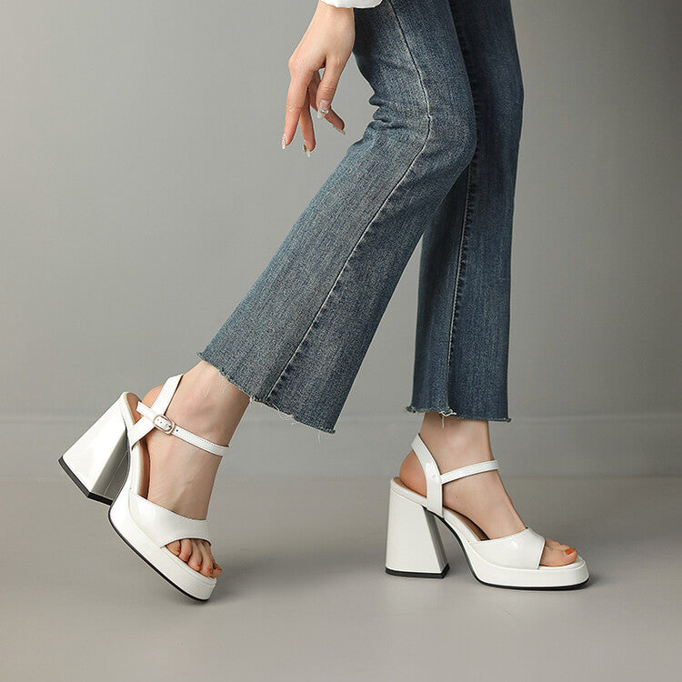 Valetta Gloss Heels — Hopeforwho (view 10)