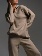 Hoodie & Sweatpants Set – Women's 2-Piece Lounge Set | Sophia — Hopeforwho (view 2)