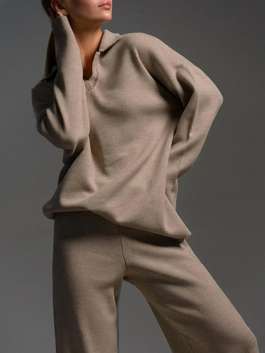 Hoodie & Sweatpants Set – Women's 2-Piece Lounge Set | Sophia — Hopeforwho (view 2)