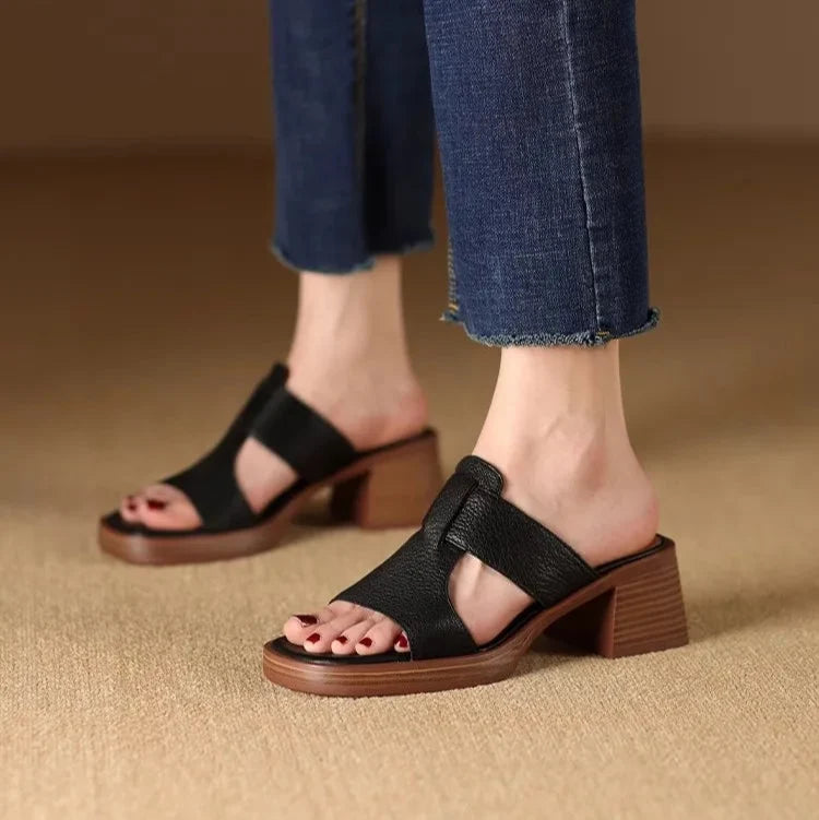 Alessia Leather Sandals — Hopeforwho