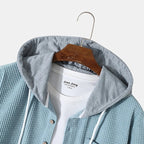 Mason Corduroy Hooded Shirt — Hopeforwho (view 4)