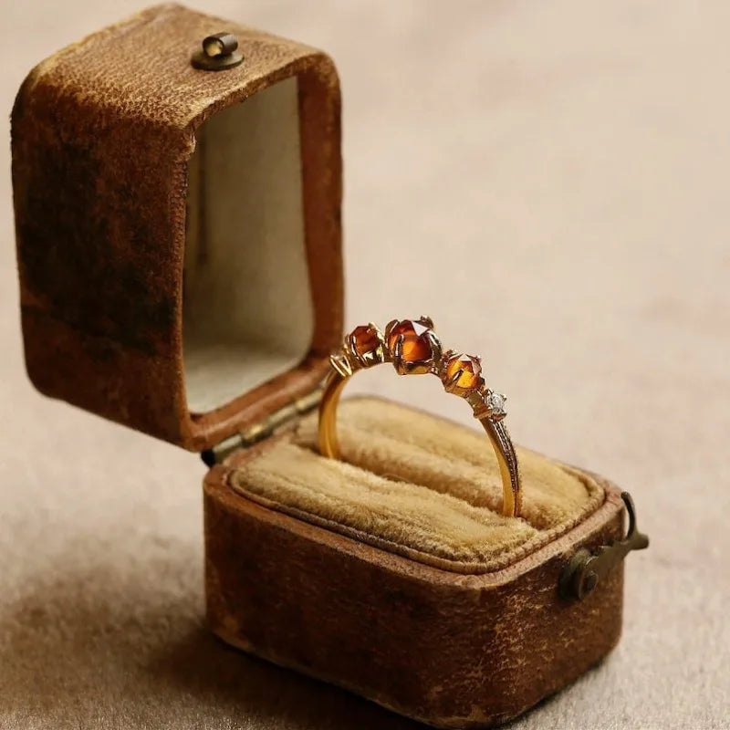 Solara Amber Ring — Hopeforwho