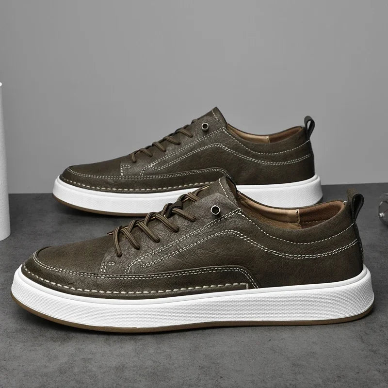 Rowan Leather Sneakers — Hopeforwho (view 3)