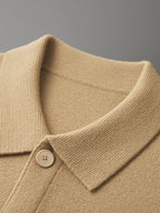 Merino Wool Polo Cardigan – Men's Button Sweater | Savonti — Hopeforwho (view 5)