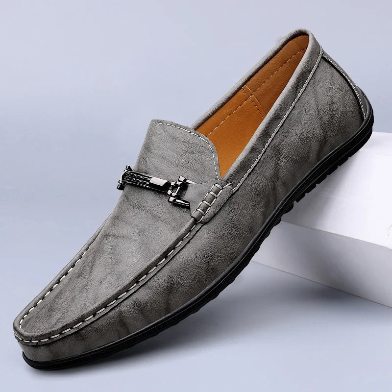 Valente Genuine Leather Loafers — Hopeforwho