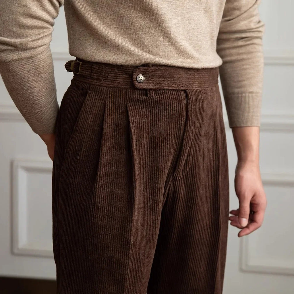 Stratton Corduroy Trousers — Hopeforwho (view 8)