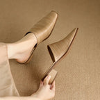 Sorrento Genuine Leather Mules — Hopeforwho (view 8)