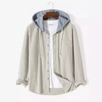 Mason Corduroy Hooded Shirt — Hopeforwho (view 9)