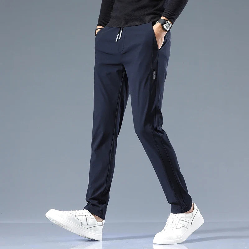Savoni Slim Fit Cotton Pants — Hopeforwho (view 5)
