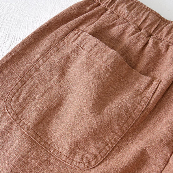 Marston Linen Blend Shorts — Hopeforwho (view 9)
