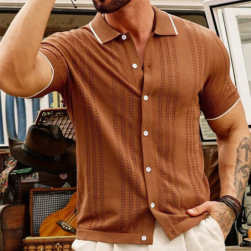 Jacquard Knit Shirt — Hopeforwho