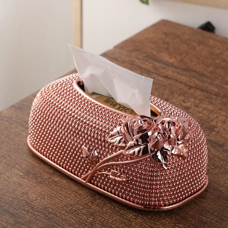 Rosetta Bloom Tissue Box Holder — Hopeforwho (view 2)