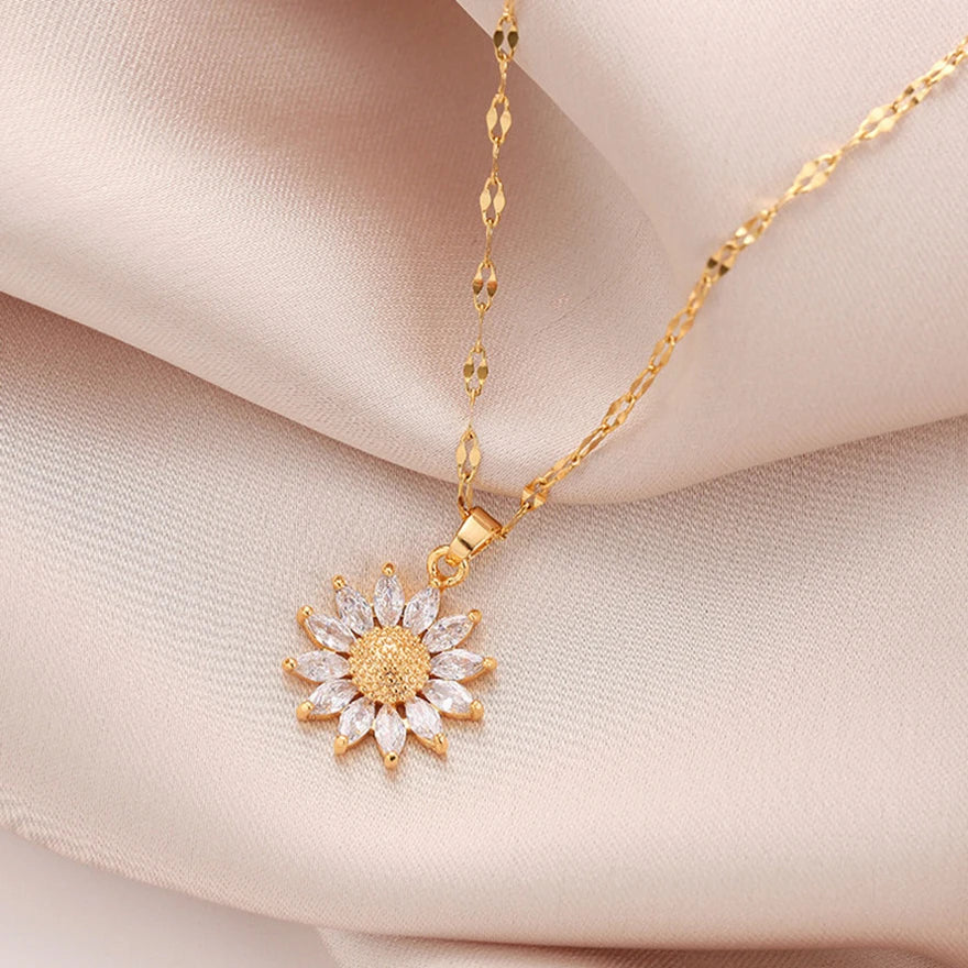 Sunflower Necklace — Hopeforwho (view 3)