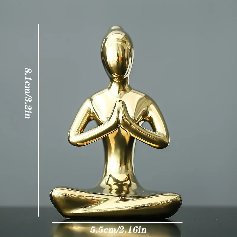 Zen Pose Ceramic Figurines — Hopeforwho (view 6)