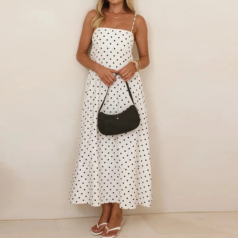 Amalfi Polka Dot Dress — Hopeforwho (view 8)