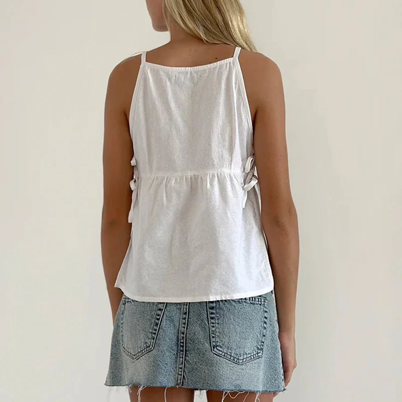 Elara Bow Tank Top — Hopeforwho (view 6)
