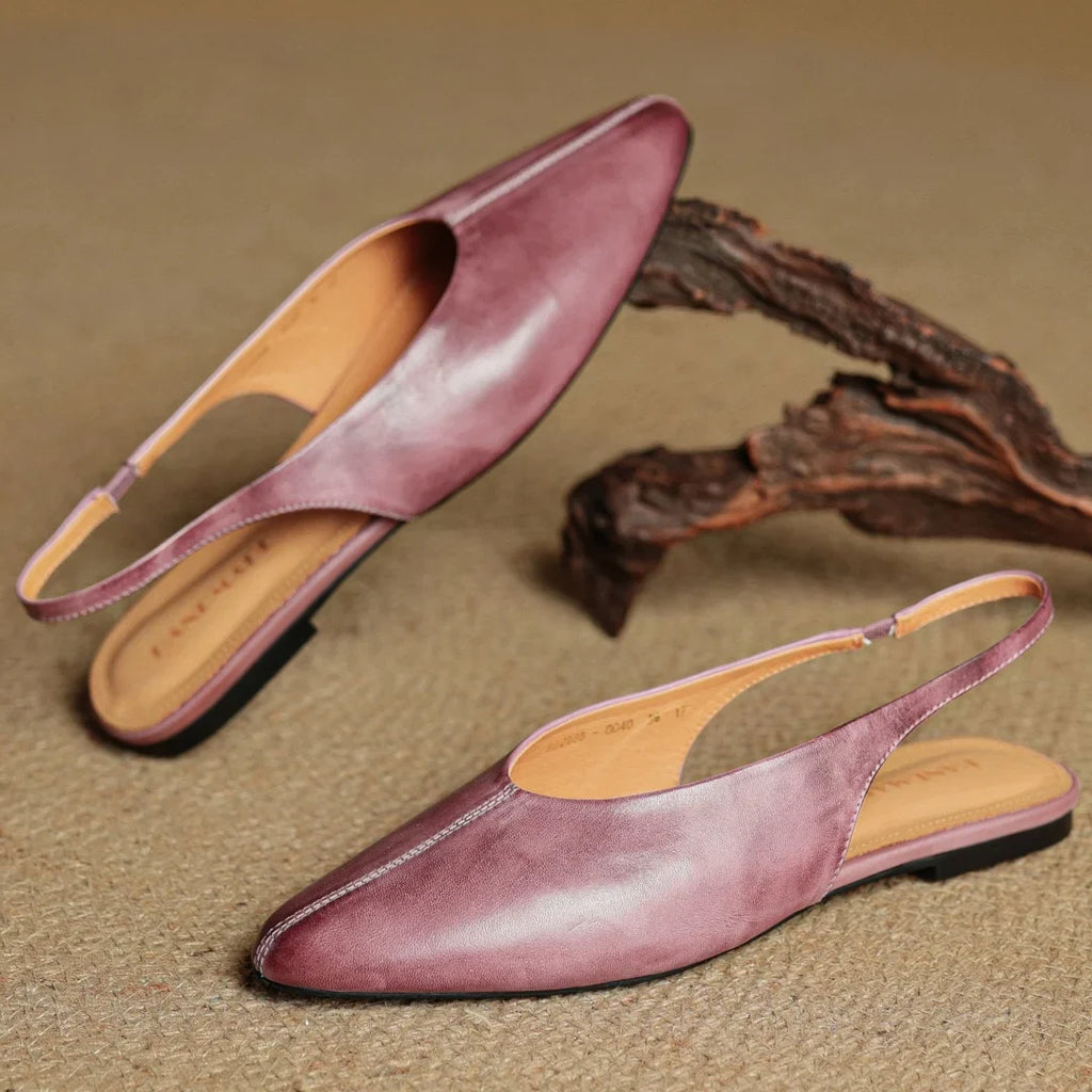 Juliet Genuine Leather Flats — Hopeforwho (view 10)