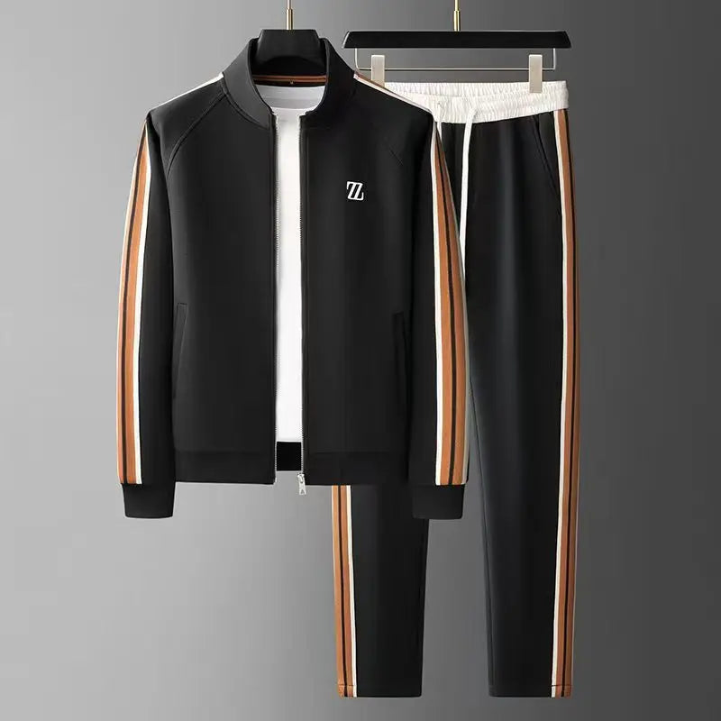 Stripe Tracksuit – Men's 2-Piece Jogger Set | Verano — Hopeforwho (view 3)