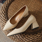 Orlena Leather Heels — Hopeforwho (view 7)