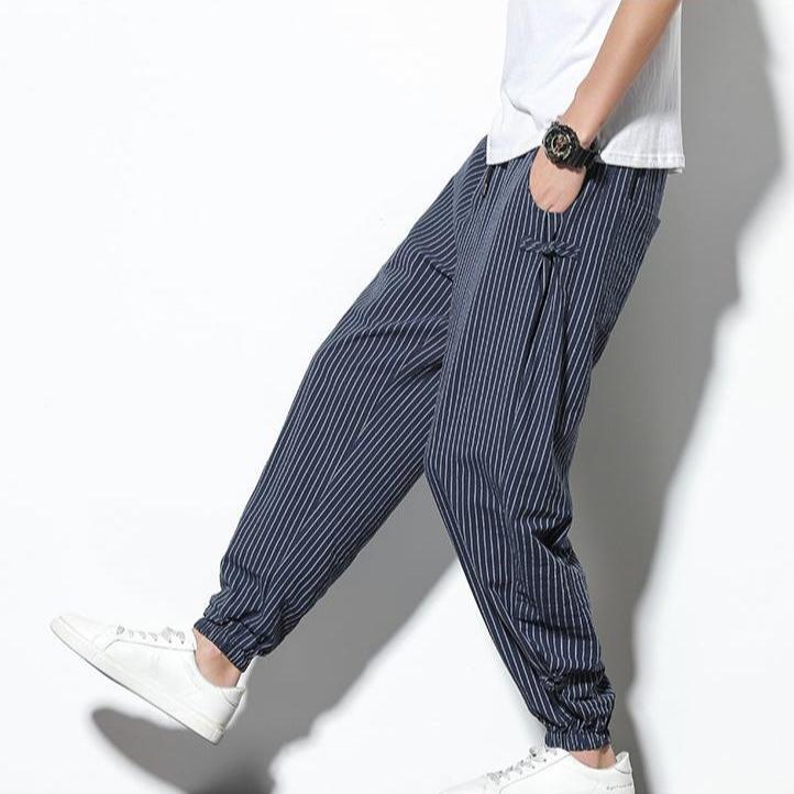 Kaizen Striped Joggers — Hopeforwho (view 6)
