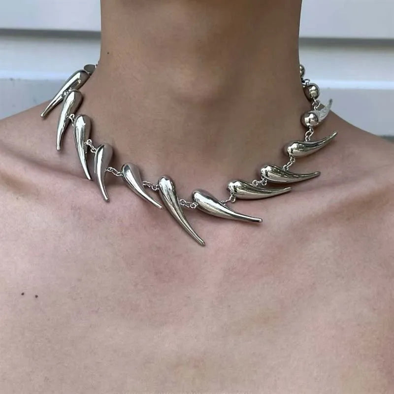 Steel Talon Necklace — Hopeforwho (view 5)
