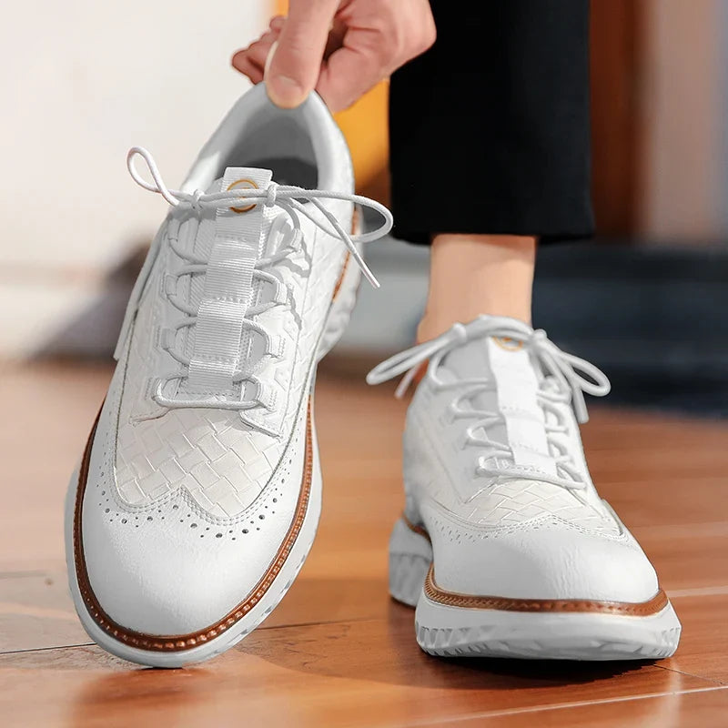 Axis Leather Sneakers — Hopeforwho (view 8)