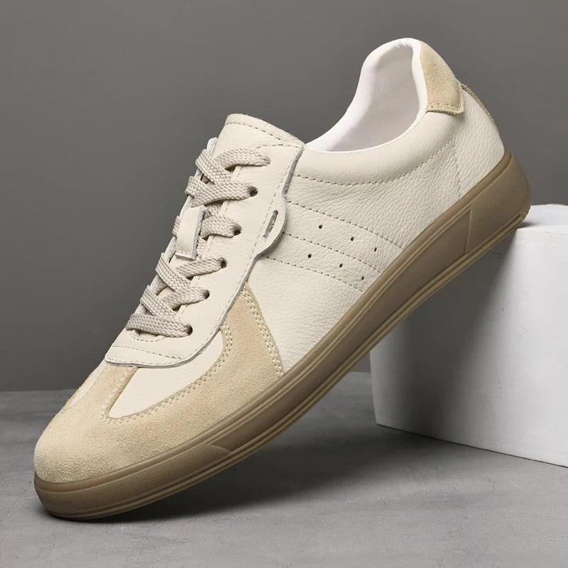 Emilio Leather Sneakers — Hopeforwho