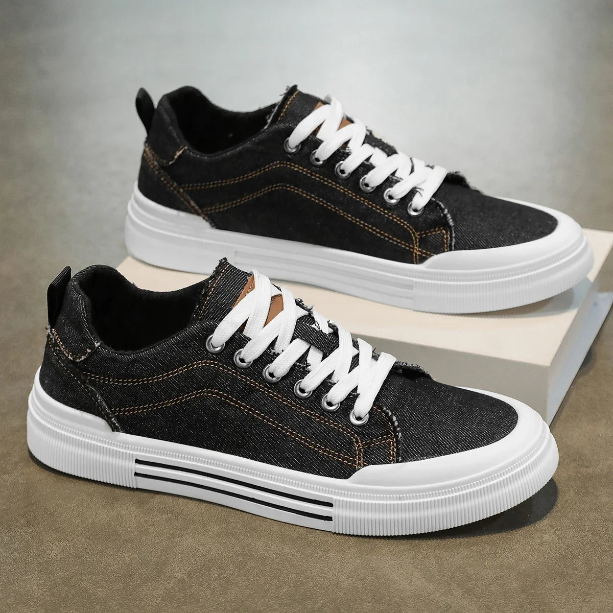 Brooks Denim Sneakers — Hopeforwho (view 4)