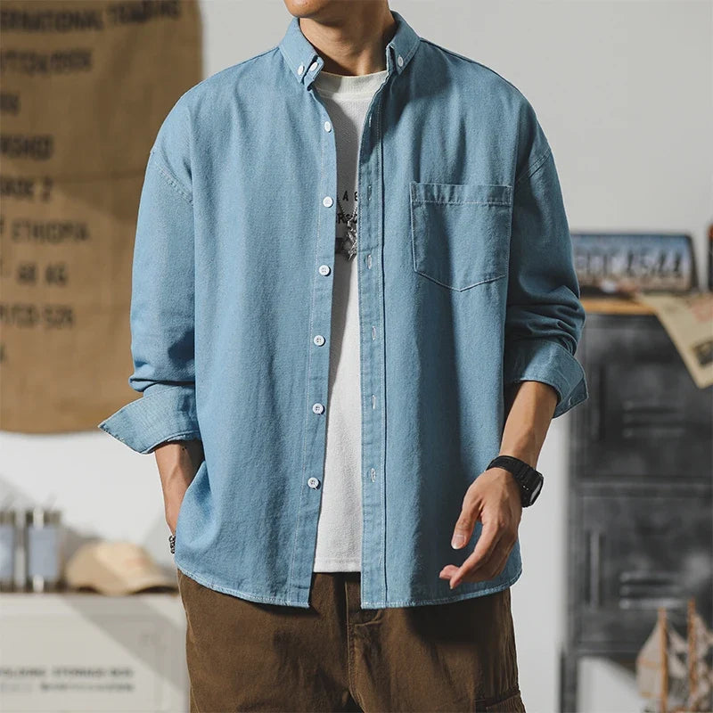 Carter Denim Shirt — Hopeforwho (view 2)